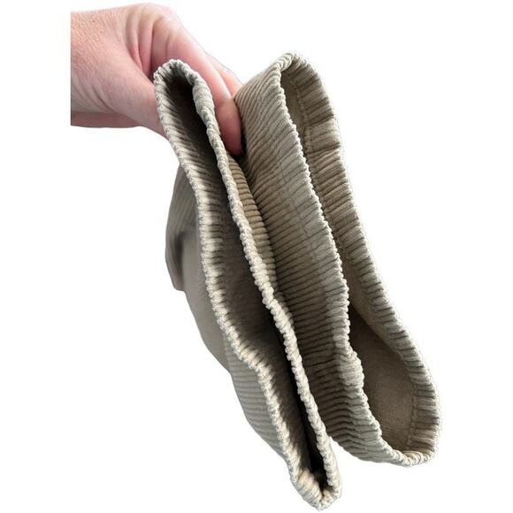 Woolrich High Rise Corduroy Pant Trousers Sz 14 Khaki Tan Academia Granny Preppy - Picture 9 of 9